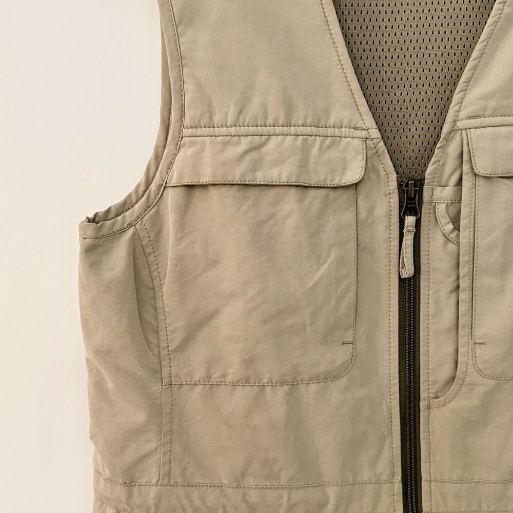 EXOFFICIO Womens Size Small Beige Tan Travel Vest w/Multi Pockets for Utility - Picture 5 of 16